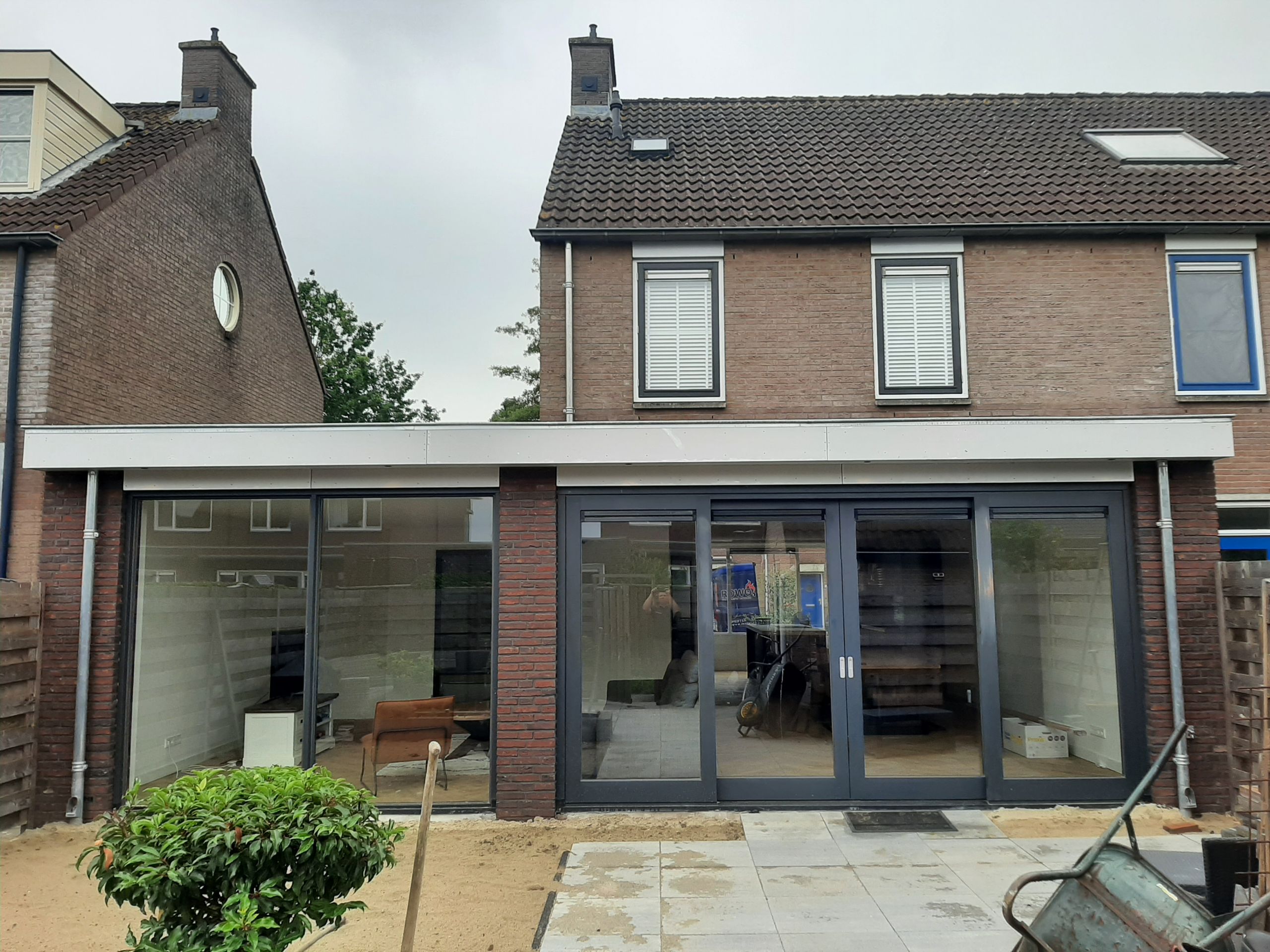 Uitbouw 40m2 woning Schalkwijk