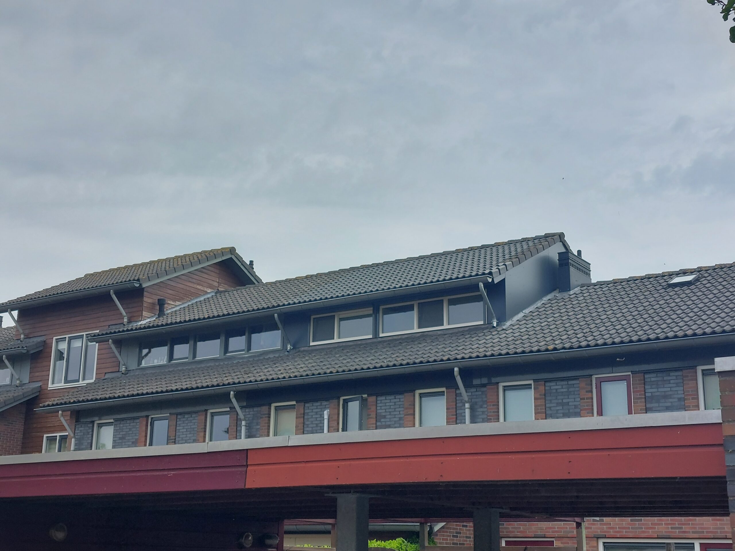 Dakopbouw met nokverhoging